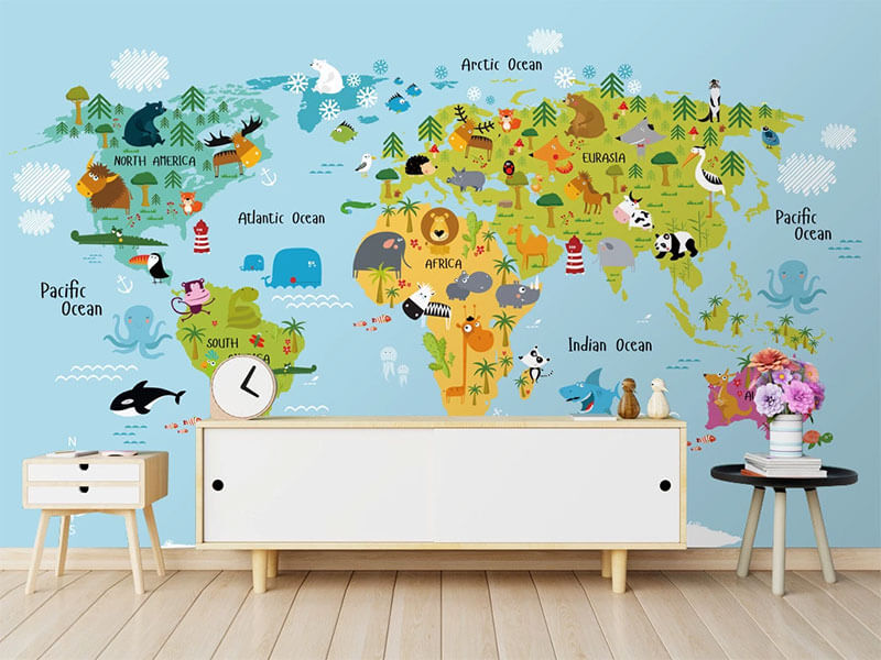 Wallpaper Mural Dinding Anak